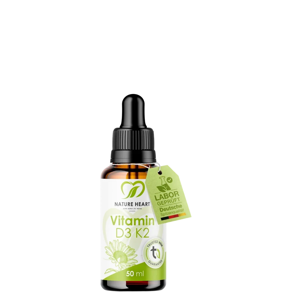 Nature Heart Vitamin D3 K2 Tropfen, 50 ml
