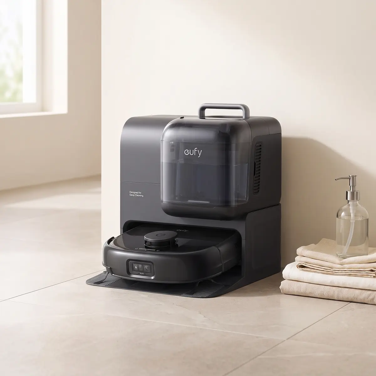 Eufy Roboterstaubsauger mit Wischfunktion: Der Omni E28 HydroJet mit 20.000 Pa
