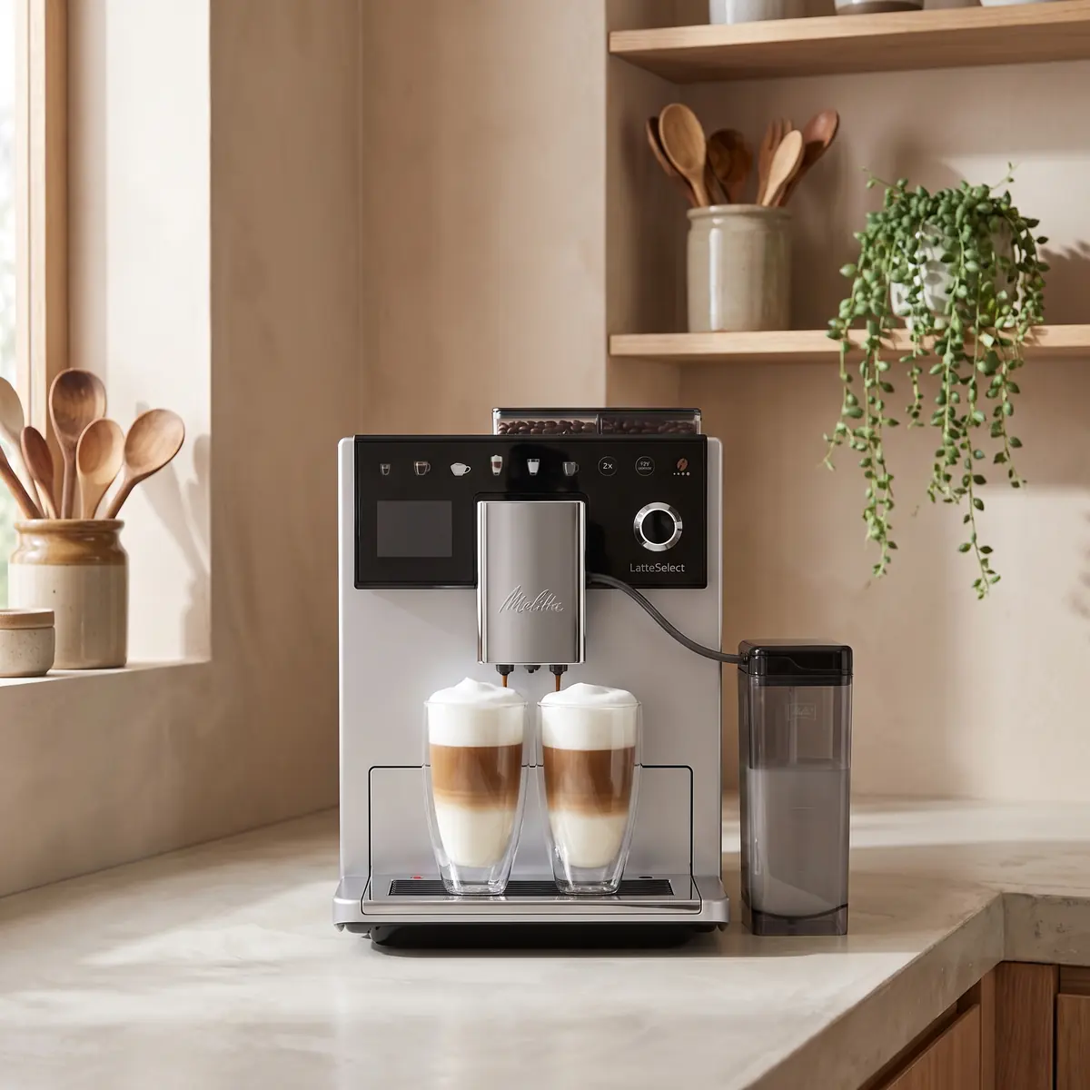 Melitta Latte Select F630-212 Siebträger Kaffeemaschine