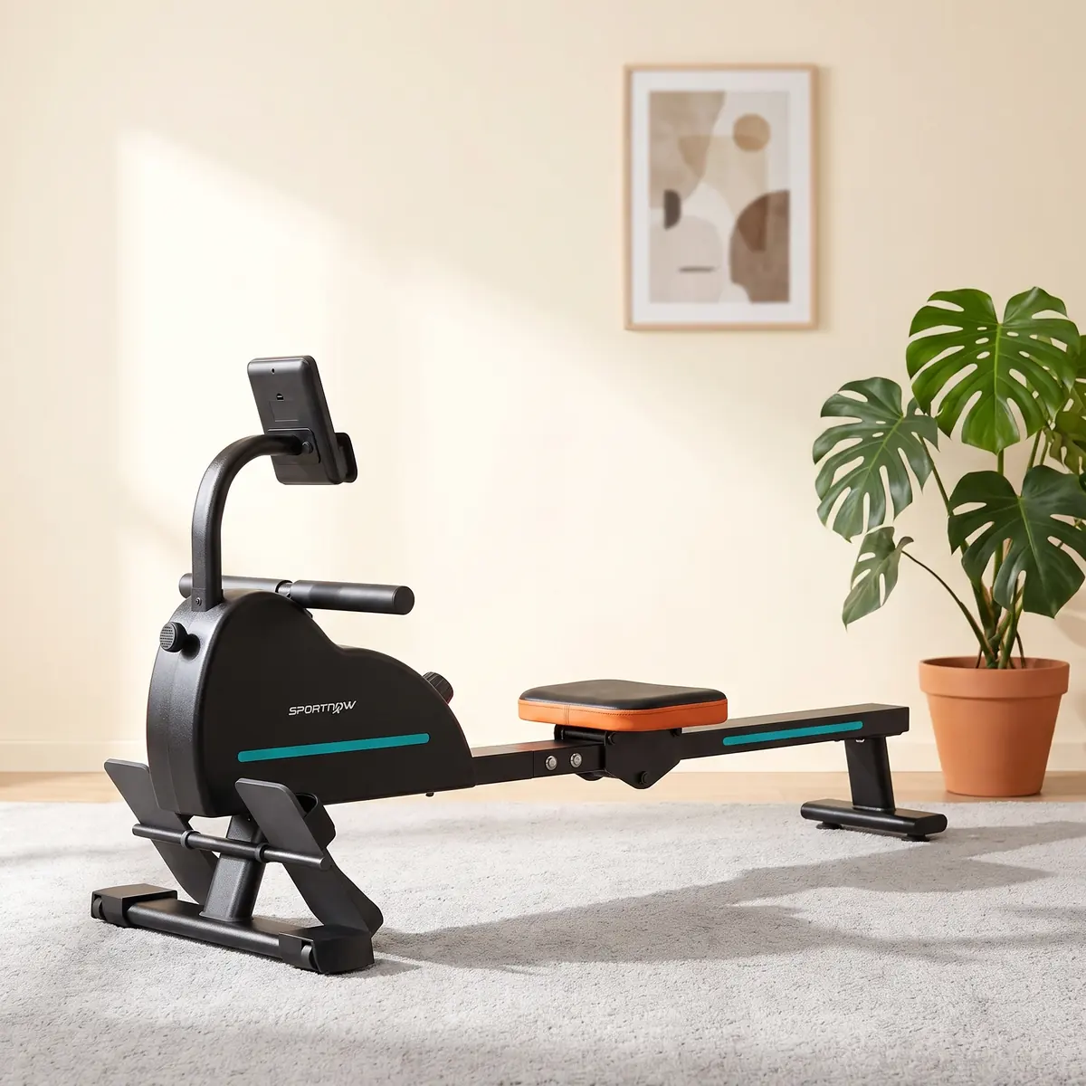 SPORTNOW Rudergerät für Zuhause
