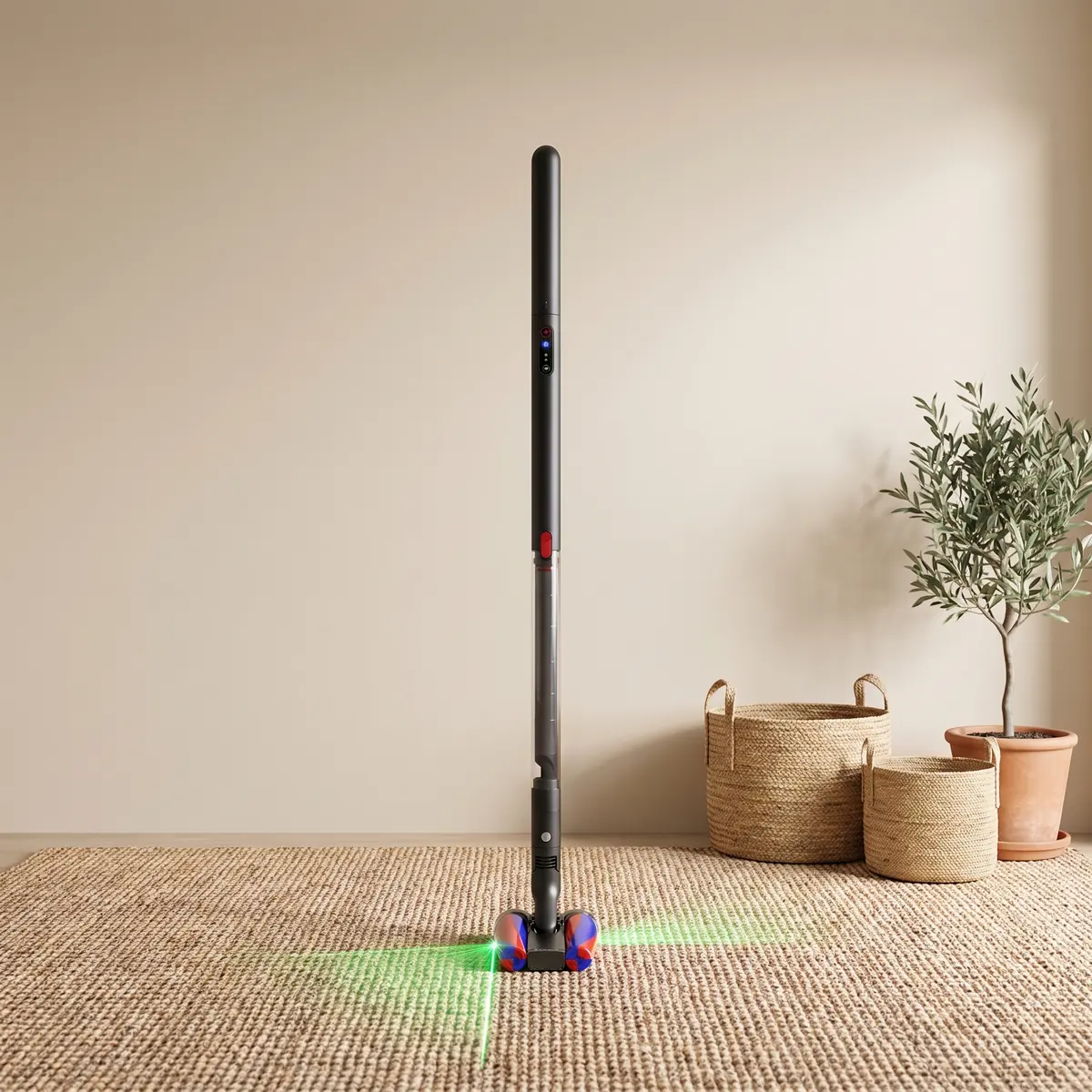 Dyson PencilVac™ Fluffycones matt schwarz Akku-Stielstaubsauger