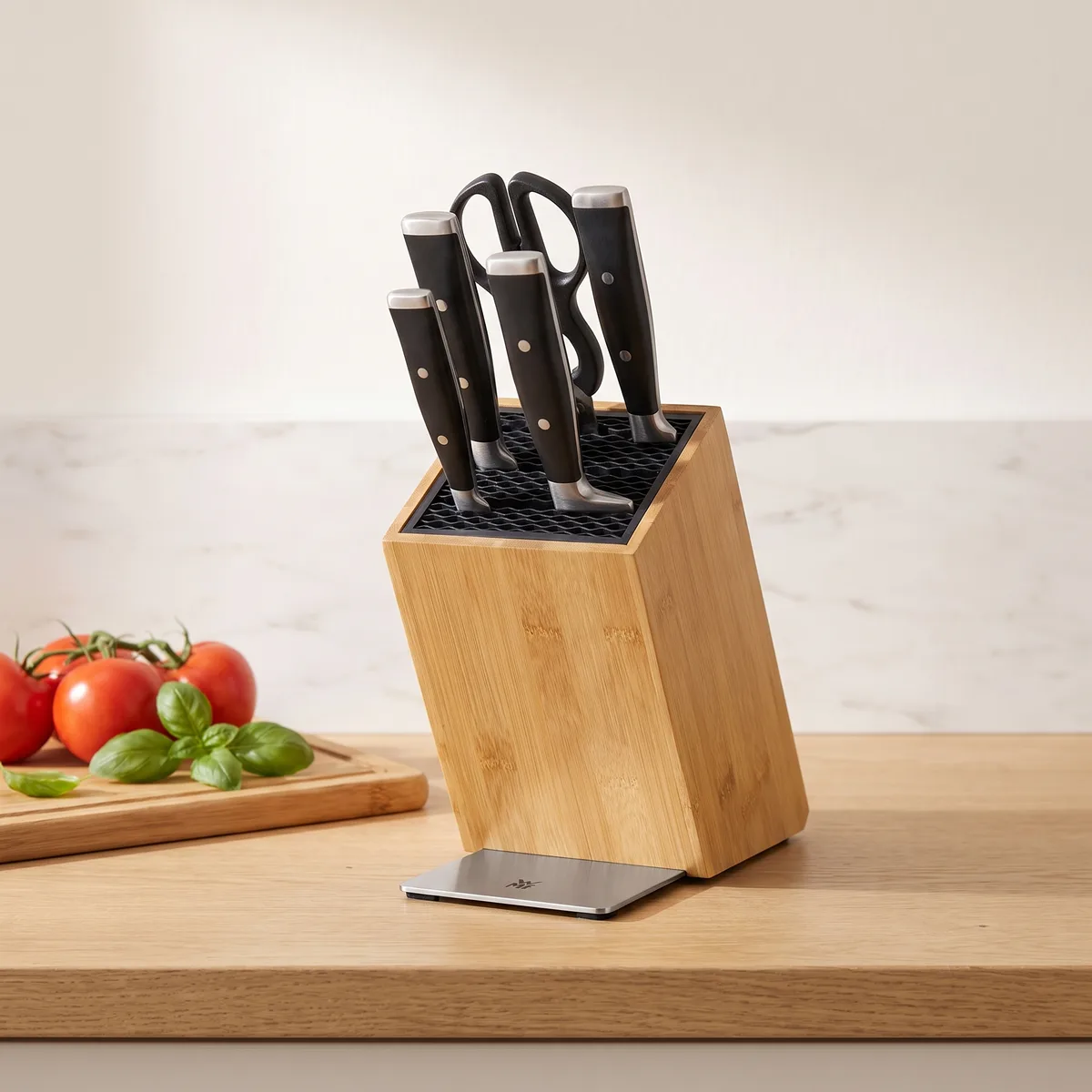 Messer-Set Grand Class Messerblock mit 4 Messern und Schere 6 El