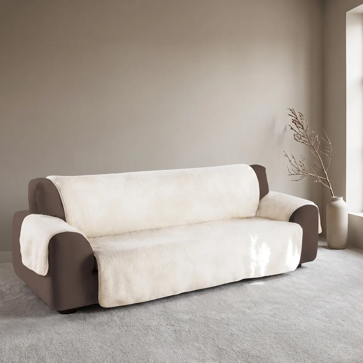K&N Schurwolle Sofaschoner
