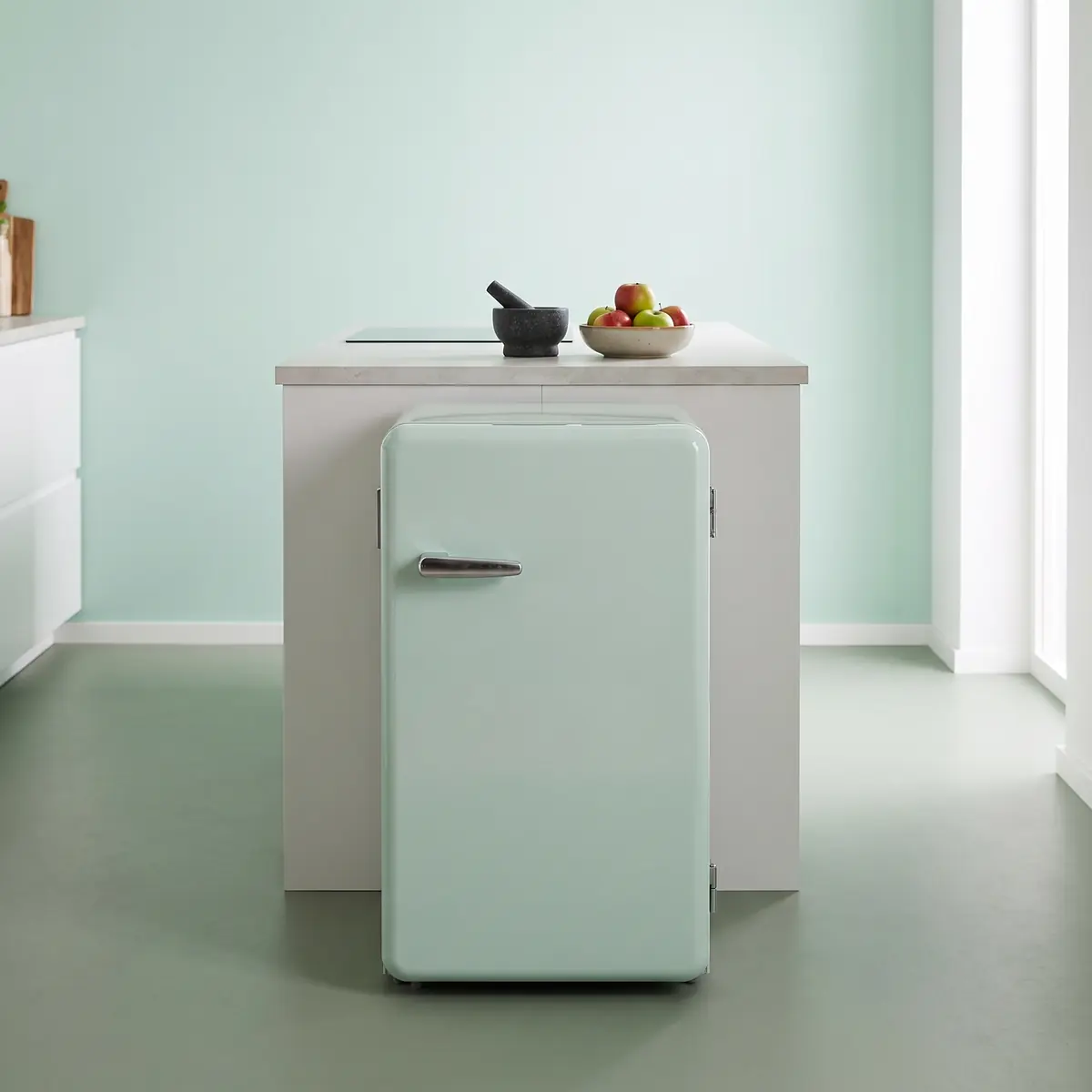 POCOline Retro Kühlschrank KS84-93ESG Jade