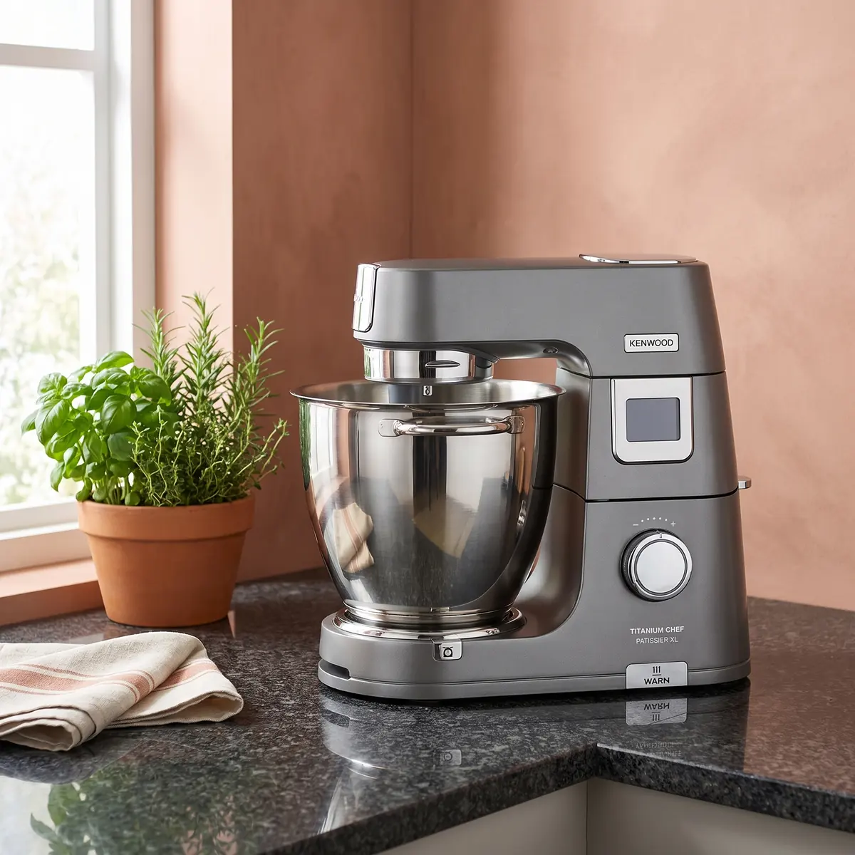 KENWOOD Küchenmaschine Titanium Chef Patissier XL KWL90164SI