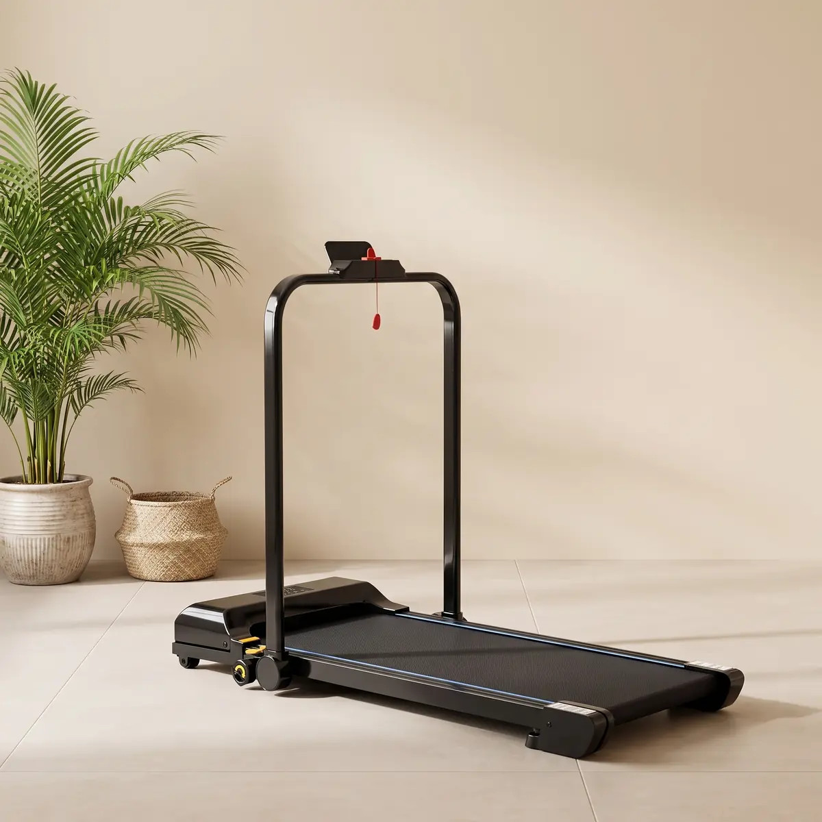 HOMCOM Klapp-Laufband – Lauf- und Gehband Elektrisches Heimgerät 2-in-1