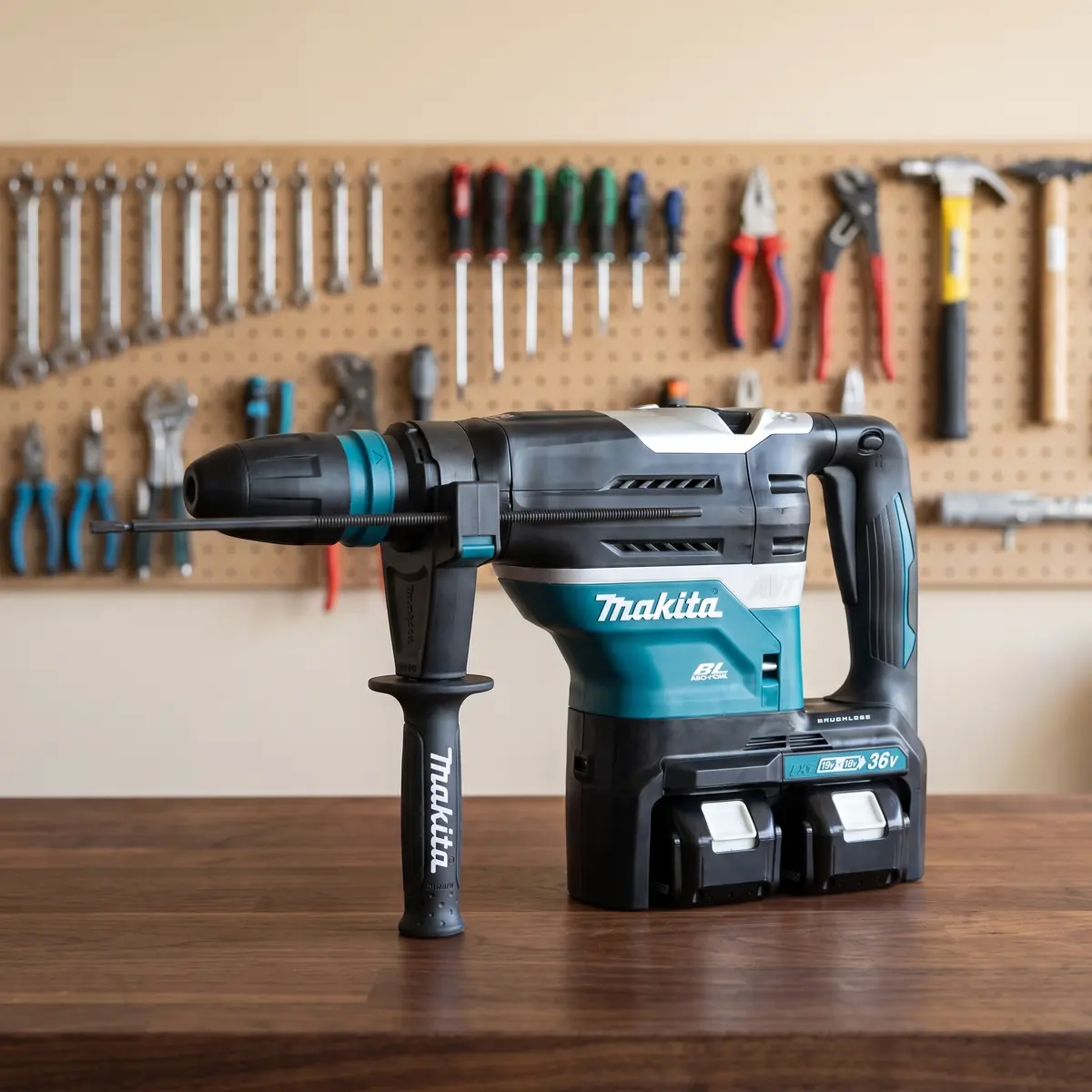 Makita DHR400T2UN Akku-Bohrhammer