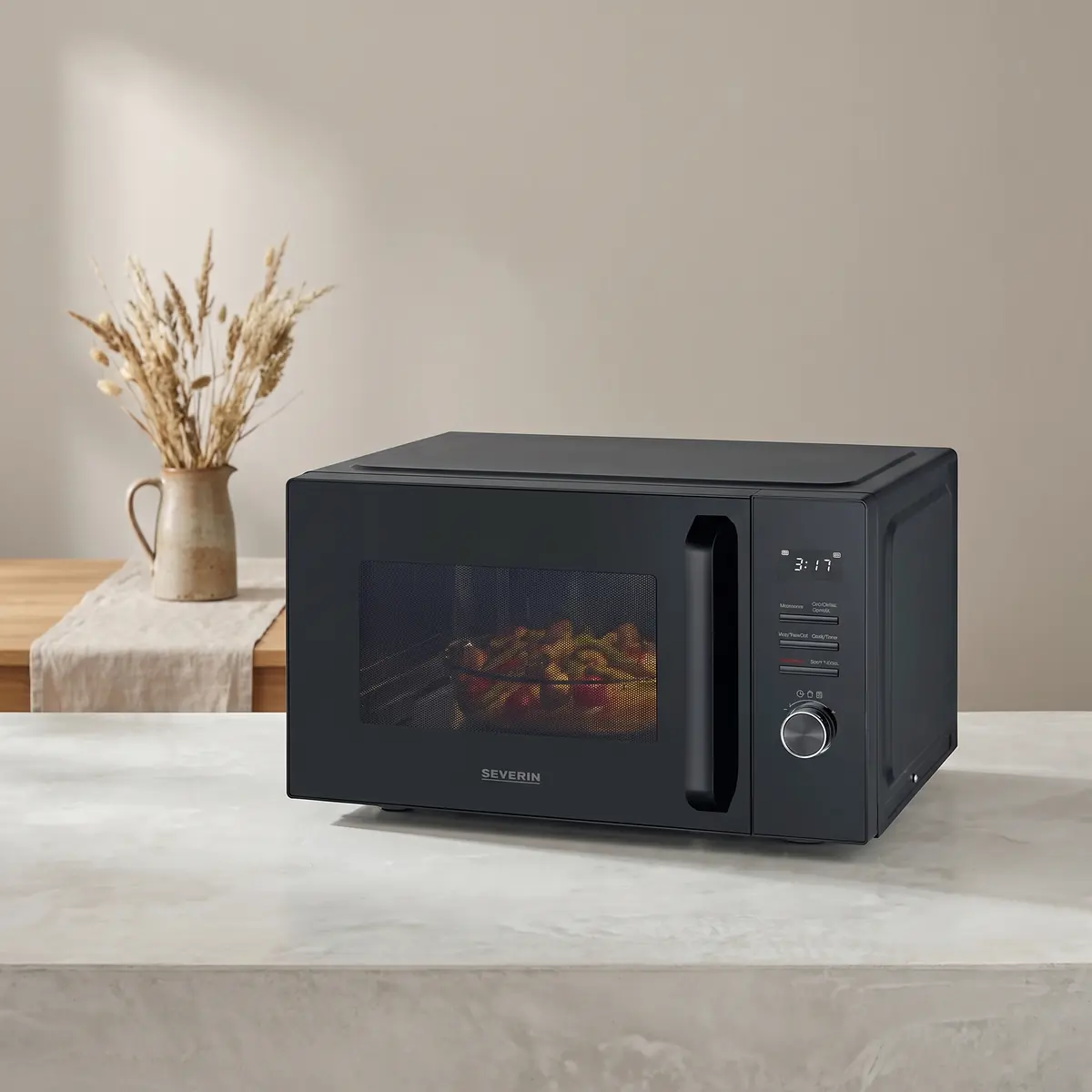 Severin Mikrowelle MW 7798 1000 W Schwarz