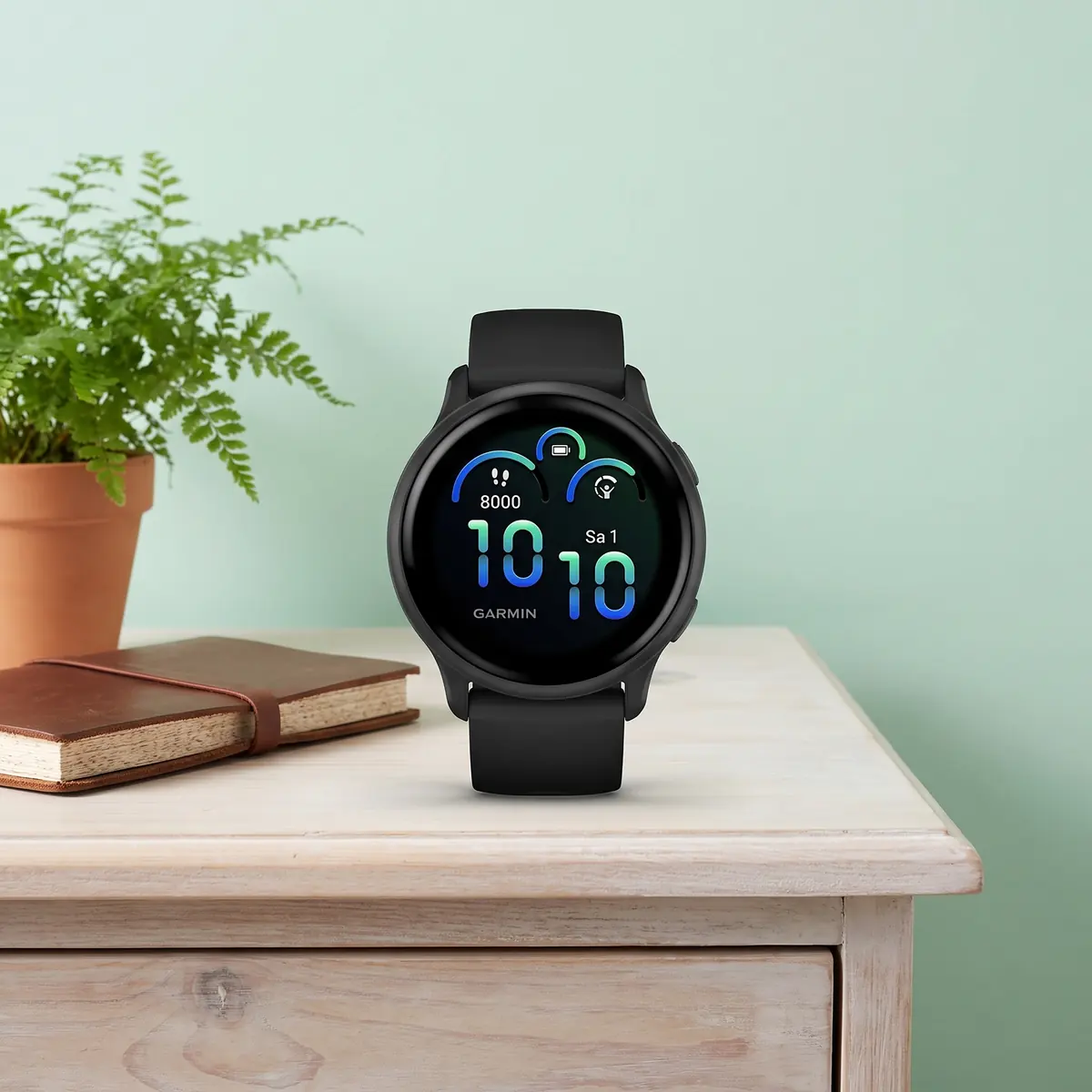 GARMIN Fitness-Tracker Smartwatch Vivoactive® 6 in Schwarz und Schiefergrau