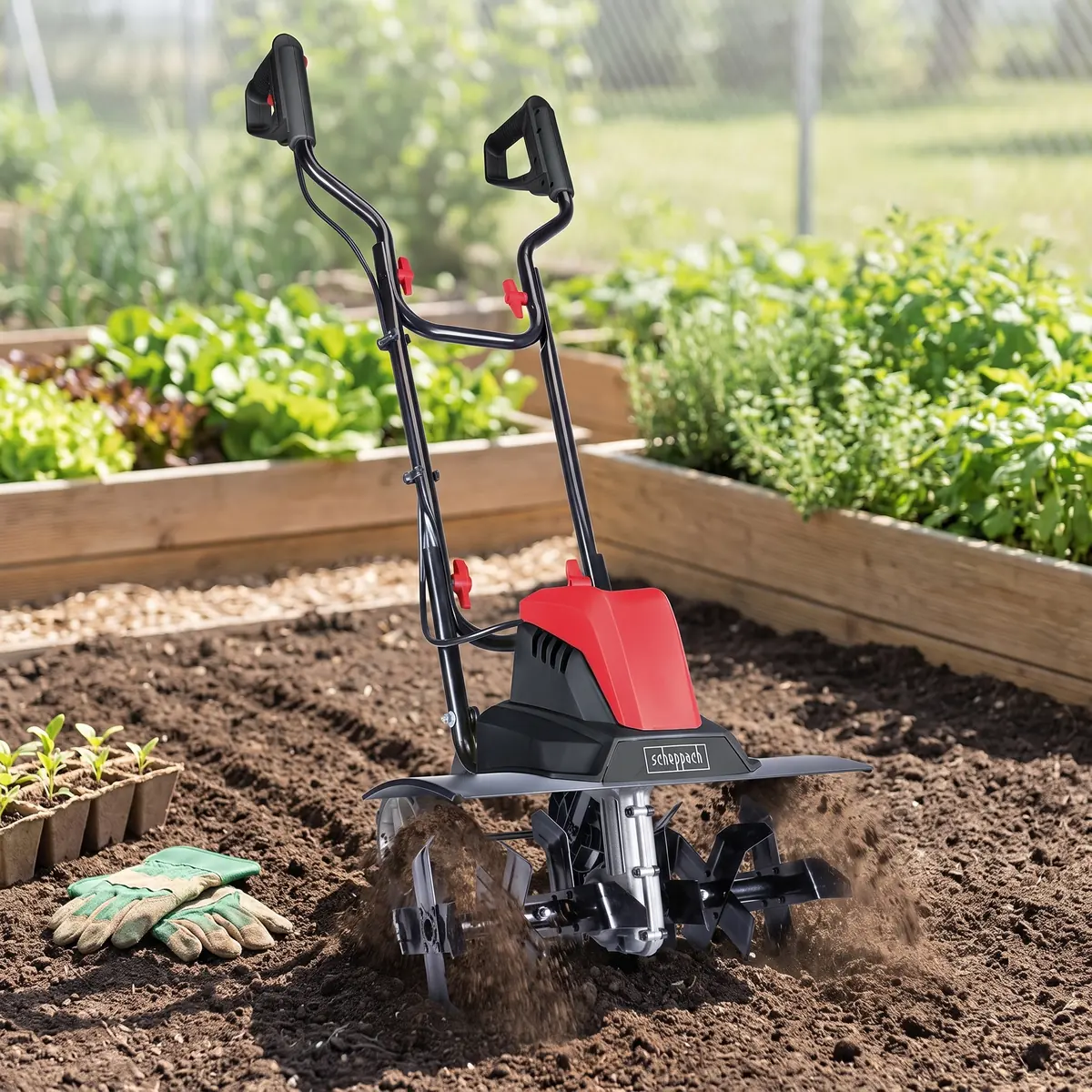 Motorhacke MTE460 scheppach – 1500W