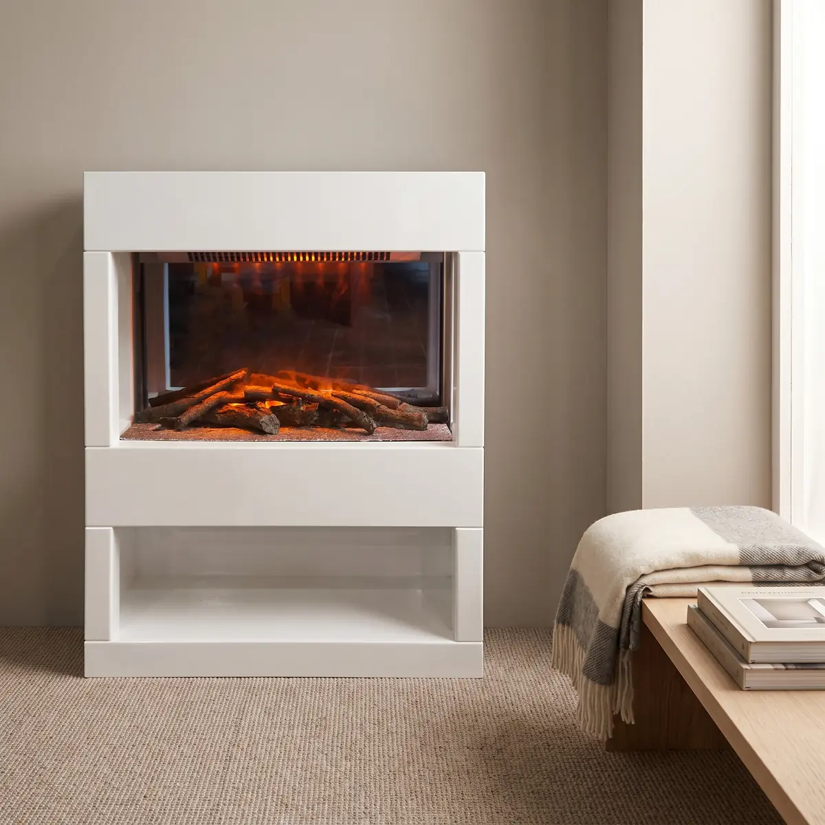 SONNENKOENIG OF SWITZERLAND Elektrischer Kamin "Hylde" von Sonnenkönig