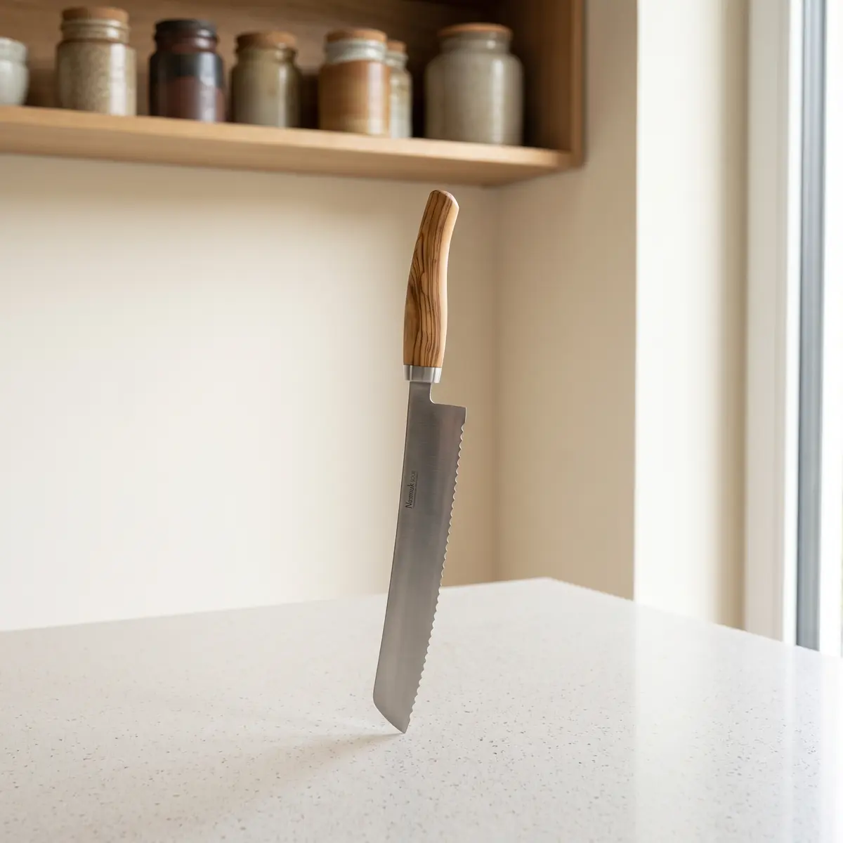 Nesmuk SOUL Brotmesser 270, Olivenholz