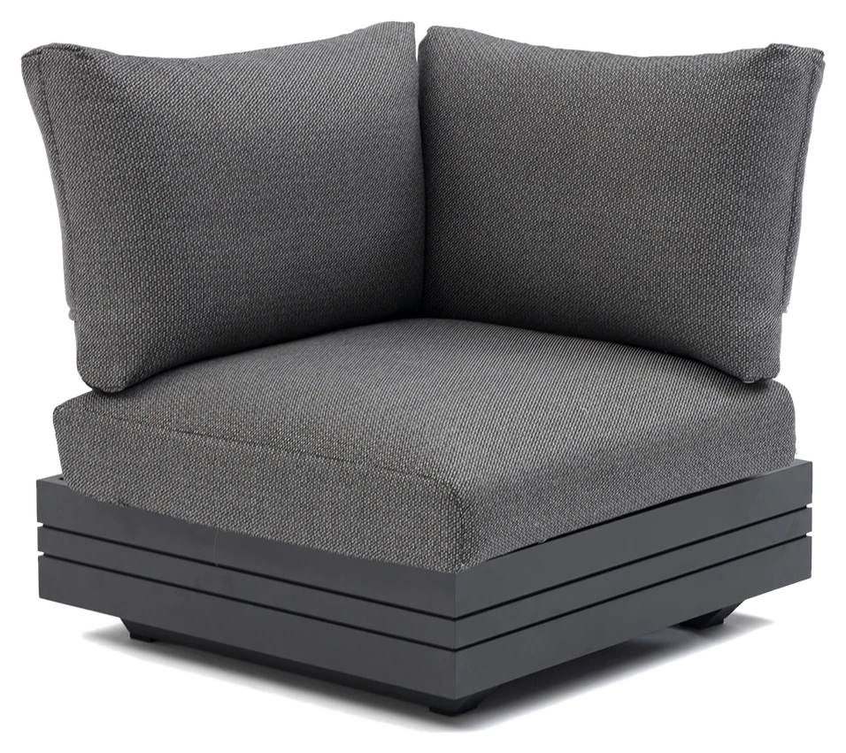 Zebra Cubo Neo Lounge Ecke Alu-Gestell