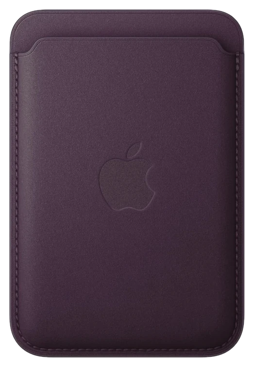 Apple iPhone MagSafe-Portemonnaie mit FineWoven in Blackberry