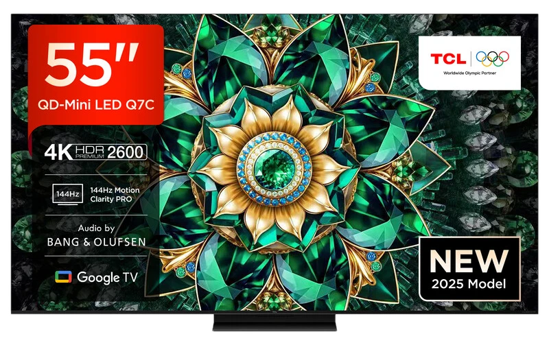TCL 75Q7C 75 Zoll QLED Mini-LED 4K Fernseher mit Bang & Olufsen 6.2.2 Sound