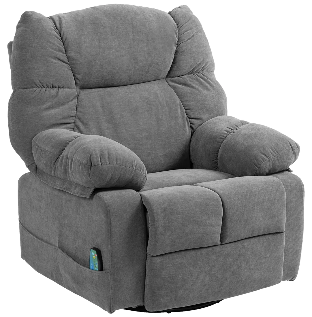 HOMCOM Relaxsessel Massagesessel Fernsehsessel mit Liegefunktion
