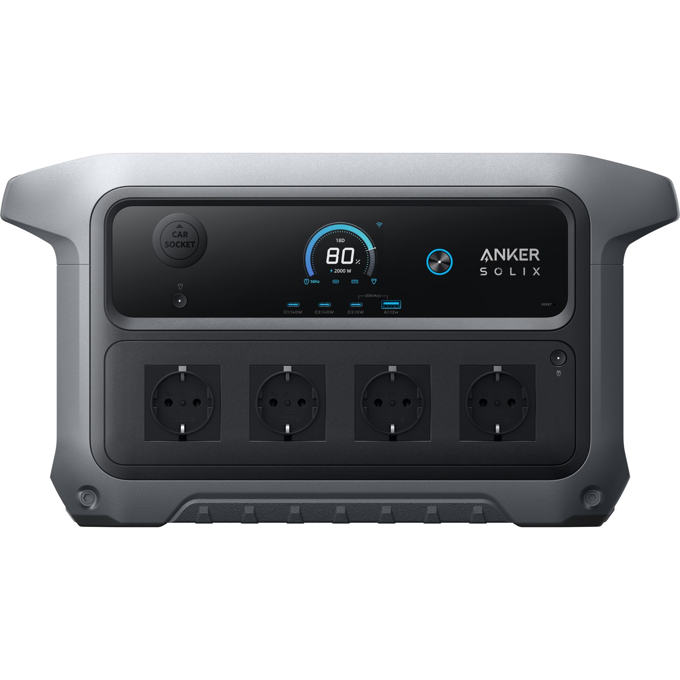 Anker SOLIX C2000 Gen 2 + PS400 Solarpanel Mit PS400 Bifaziales Solarpanel