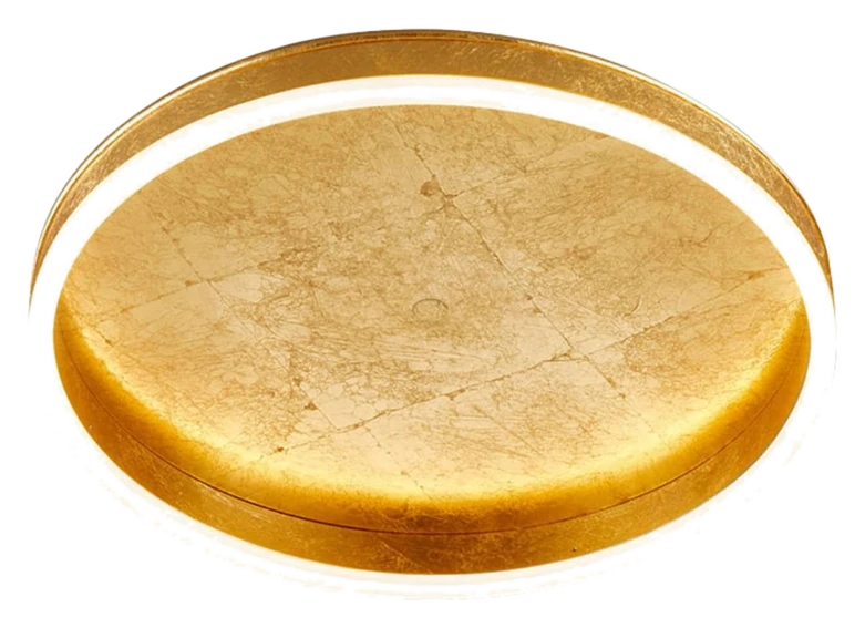 Helestra Sona LED-Deckenleuchte dimmbar Ø40cm gold