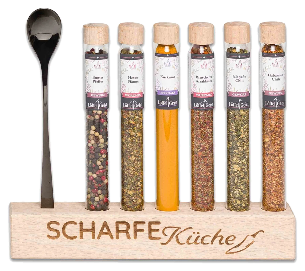 Löffelgeist Scharfe Küche – GewürzsetScharfe Küche