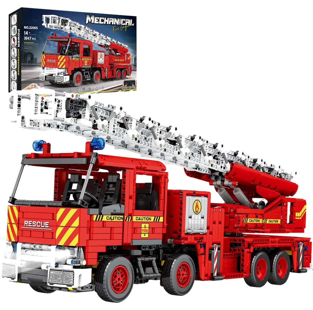 Brickithappen RC Fire Engine Truck Building Blocks 22005