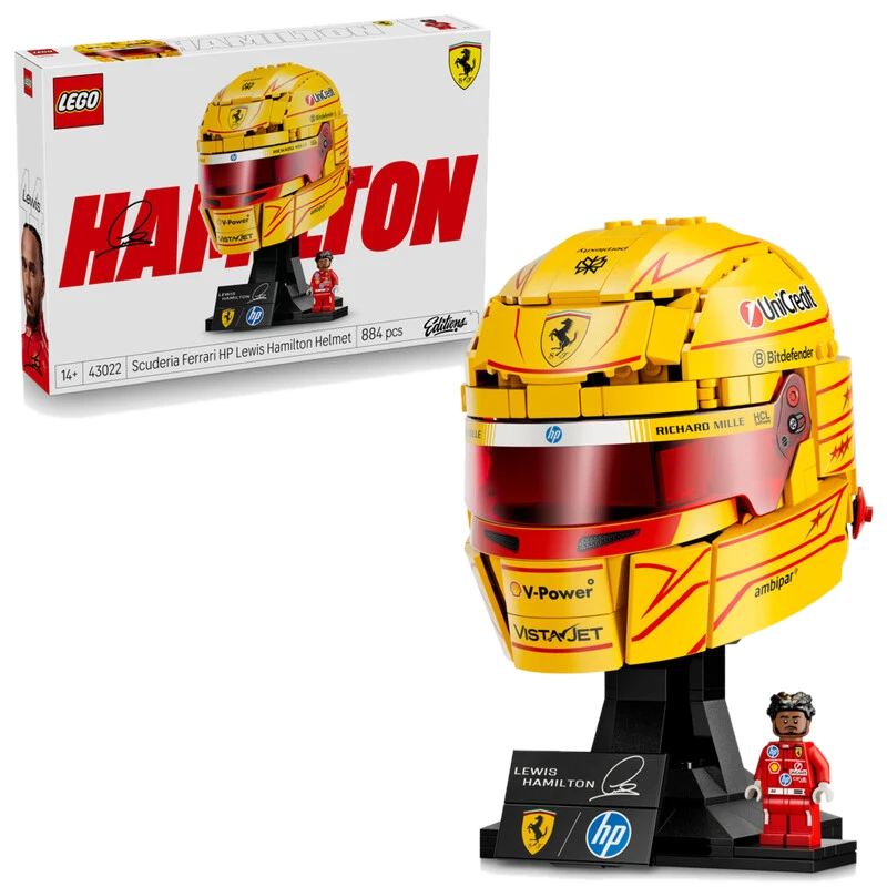 LEGO Ferrari Formel 1 Helm: LEGO Bausteine Set 43022 für den Scuderia Ferrari