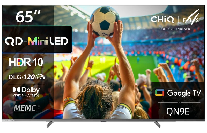 CHiQ Fernseher: 65 Zoll 4K UHD Mini LED QLED TV mit Google TV