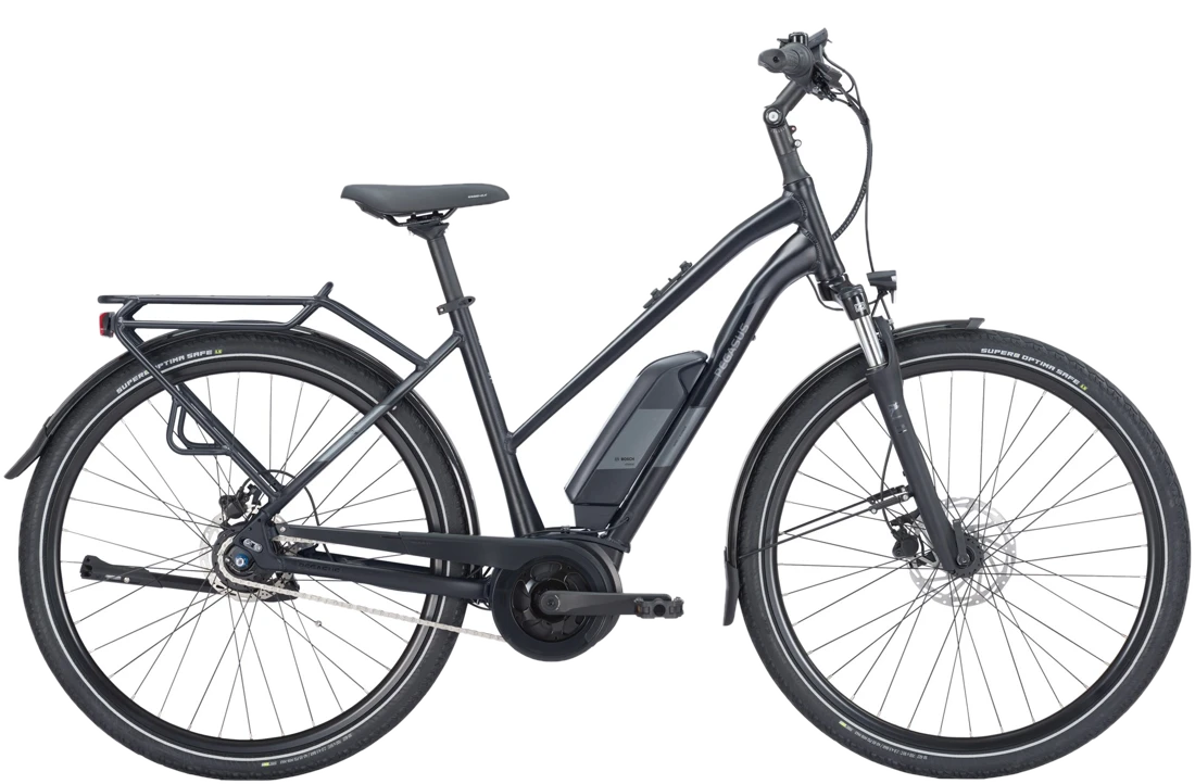 Pegasus Solero E8R Plus 500 Wh Damen Trapez schwarz 2024