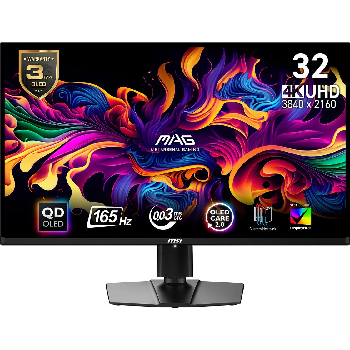 MSI MAG 321UPDE QD-OLED computer monitor