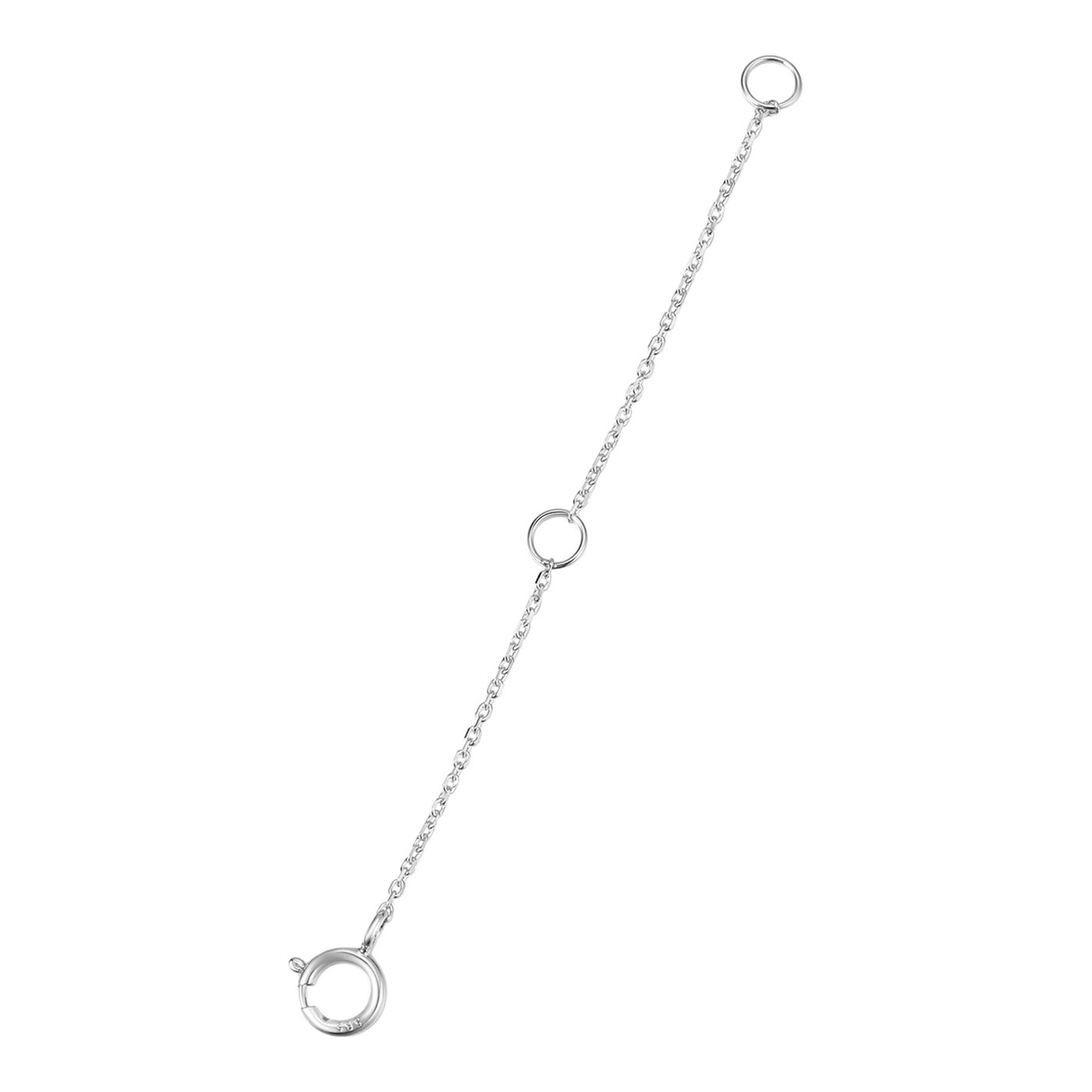 Hey Happiness Chain Extension Solid Gold – Silber / 9K Gold