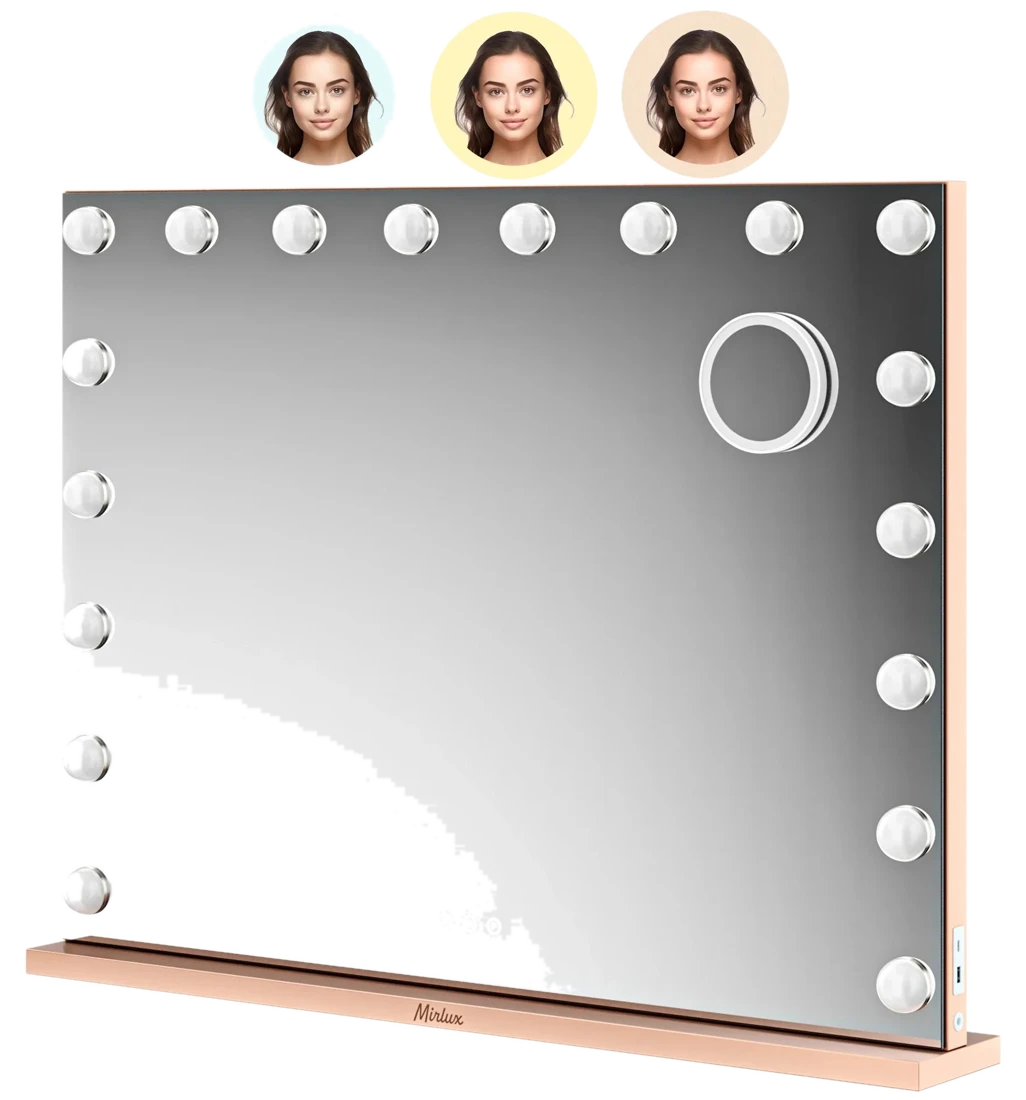 Mirlux Hollywood Spiegel – Bluetooth-Lautsprecher