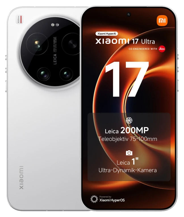 Xiaomi Smartphone 17 Ultra in Weiß