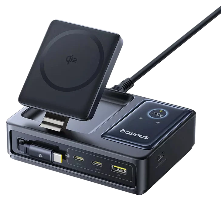 Baseus Nomos QI 5in1 Ladestation Ladegerät, 1 x