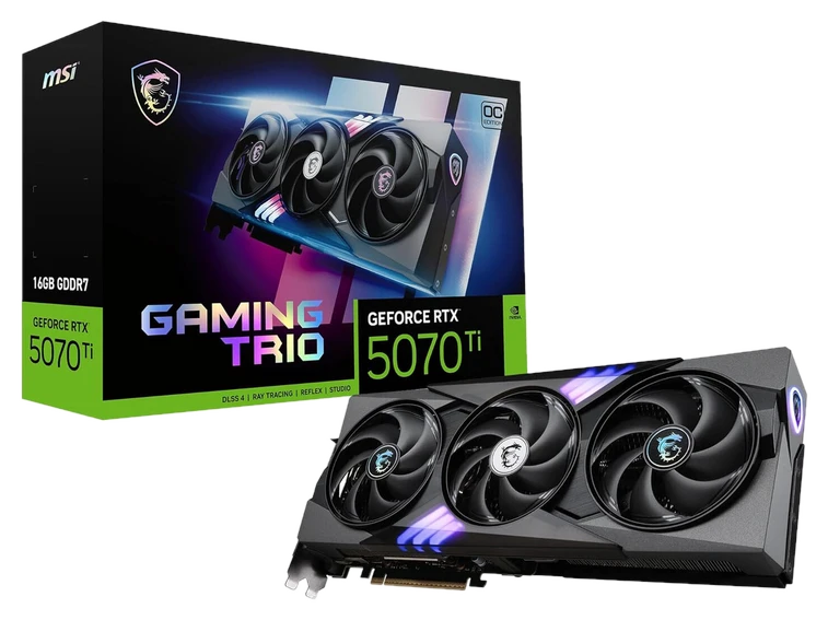 MSI GeForce RTX 5070 Ti 16G GAMING TRIO OC Grafikkarte