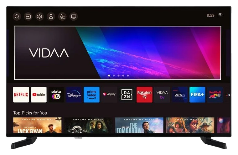 Telefunken 43 Zoll Smart TV 4K UHD HDR: VIDAA ULTRA LED Fernseher mit Dolby