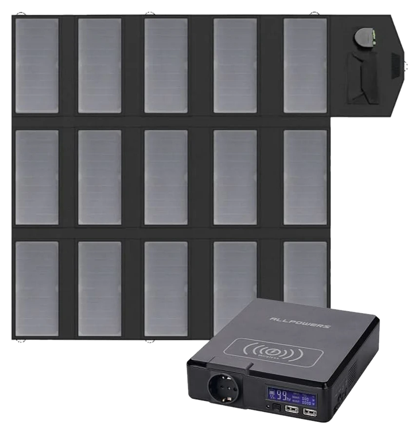 ALLPOWERS Solargenerator-Kit 200W (S200 + SP012 100W Solarpanel