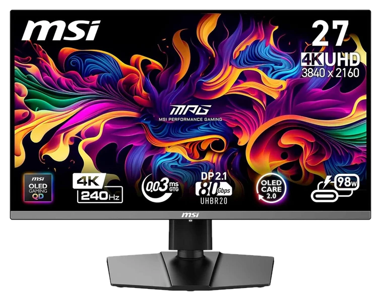 MSI MPG 272URXDE 26,5" 4K QD-OLED Gaming-Monitor