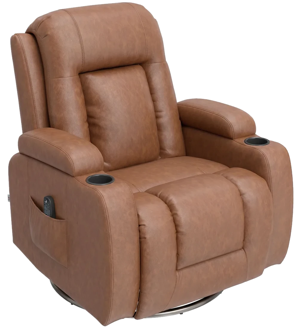 HOMCOM Relaxsessel verstellbar Massagesessel mit Liegefunktion