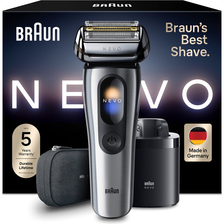 BRAUN NEVO Herren-Elektrorasierer mit AeroTouch-Technologie