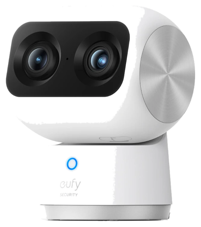 eufy Security Innenkamera S350: 4K UHD Dual-Objektiv mit 360° PTZ &