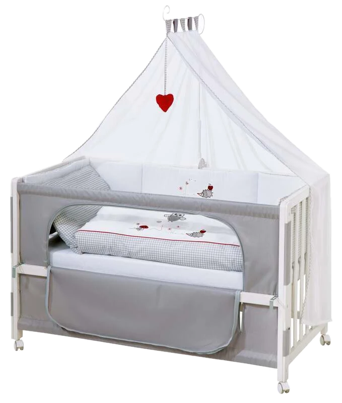 roba Babybett 'Adam & Eule': Beistellbett zum Elternbett 60x120 cm