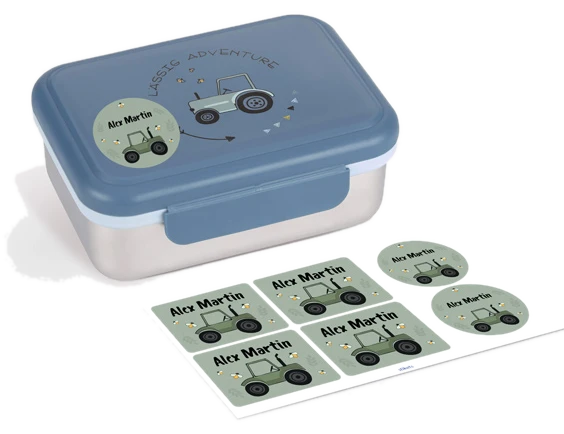 Stikets Personalisierbare Lunchbox für Kinder
