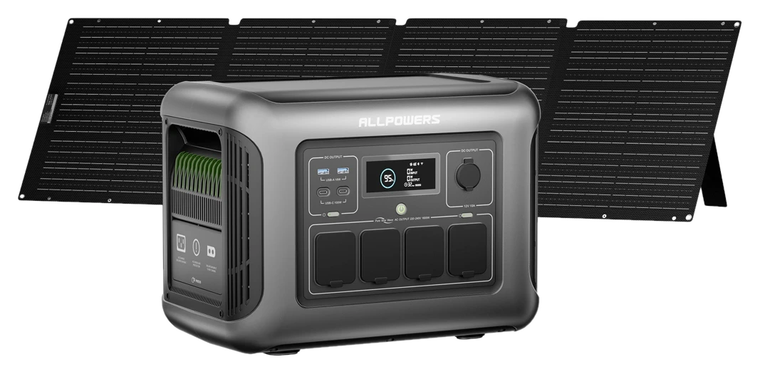 ALLPOWERS R1500 Lite Mit 200W Solarpanel