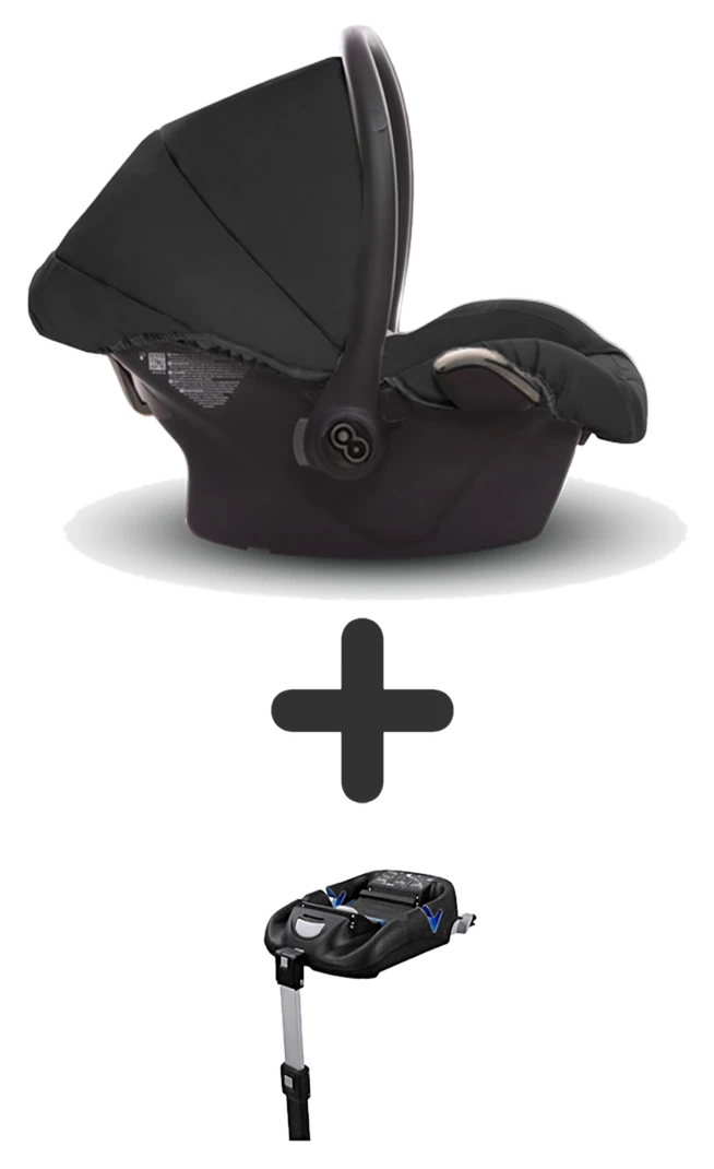 TPFLiving Babyschale Ultra Stoff mit Isofix
