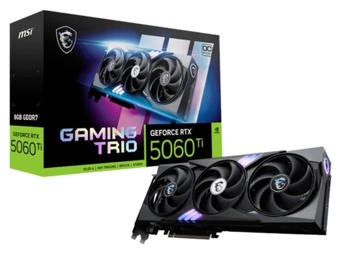 MSI GeForce RTX 5060 Ti 8 GB GAMING TRIO OC Grafikkarte