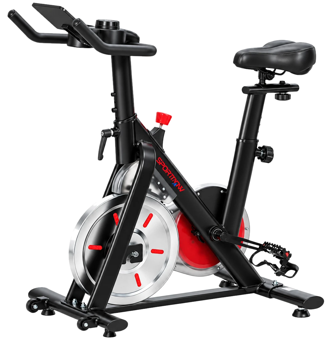 SPORTNOW Heimtrainer für Zuhause mit Bluetooth-App
