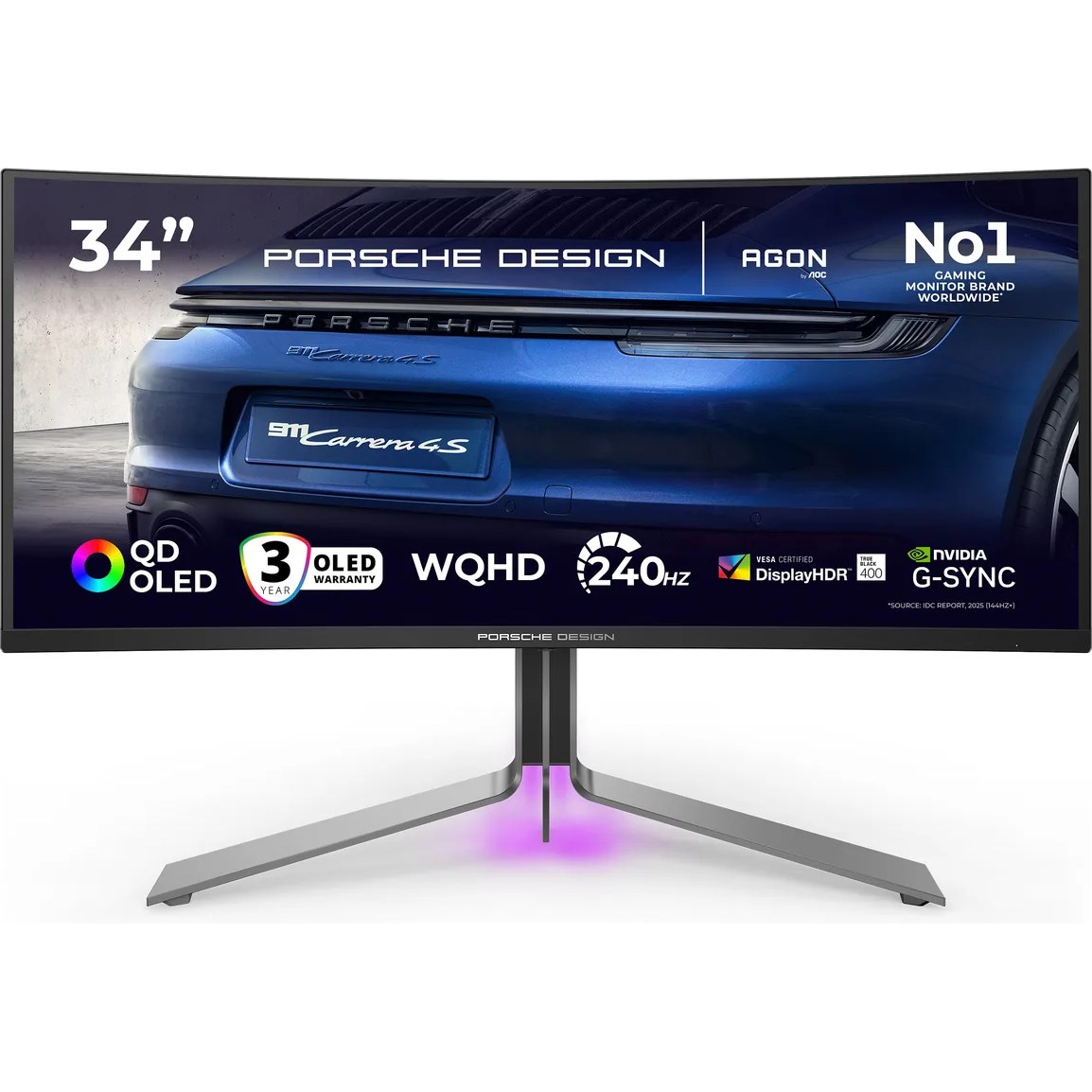 AOC Porsche PD34 computer monitor