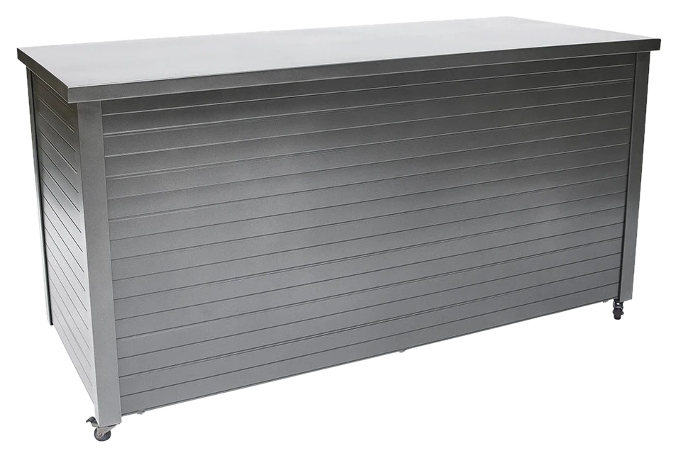 Stern Kissenbox Gilbert 176x76x91 cm Aluminium anthrazit