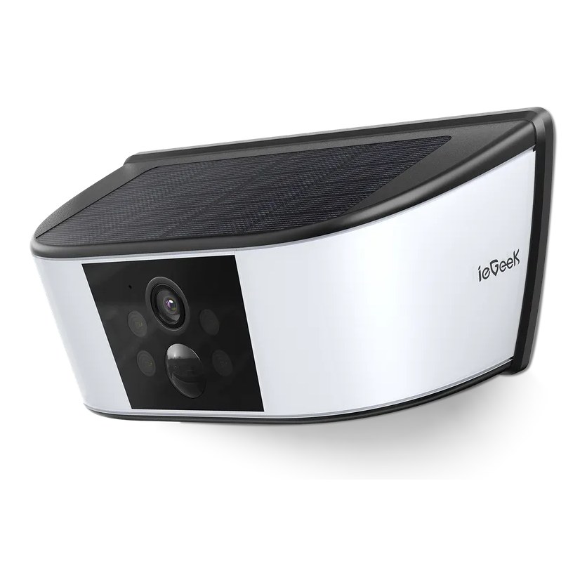 ieGeek-DE ieGeek Solar-Wandleuchte-Kamera S4