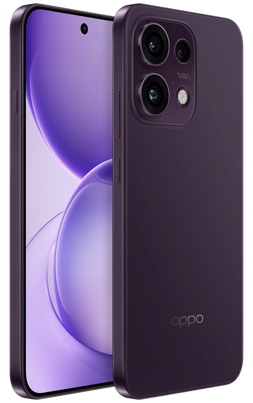 OPPO Reno16 F 5G Smartphone 8GB+256GB in Lila und Schwarz