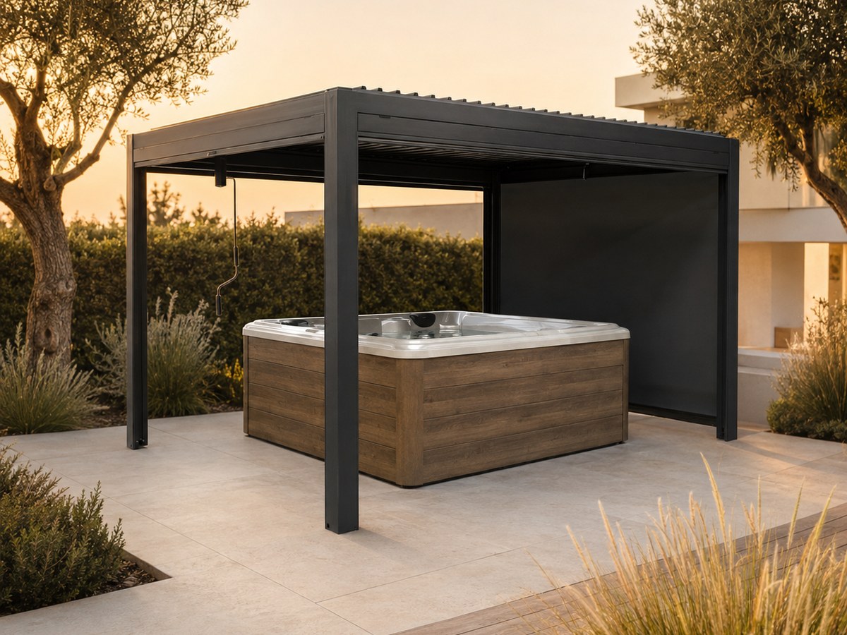 Pergola für Outdoor Whirlpools